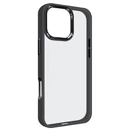 Чехол для Apple iPhone 16 Pro Max, UNIT2, черный, ударопрочный, прозрачный противоударный чехол-накладка из TPU и поликарбоната (PC), с защитными бортиками, защита всего корпуса от ударов и царапин, ArmorStandart (ARM78762)
