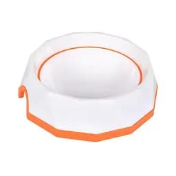 Миска AnimAll Діамант, для собак, 500 мл, оранжево-біла