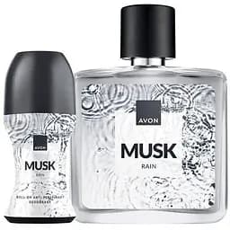 Набір для нього Avon Musk Rain (edp/75ml + deo/50ml ) (494693398)