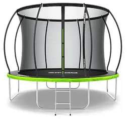 Батут із внутрішньою сіткою Zipro Jump Pro Premium 10 футів 312 см чорно-зелений (5907783039447)