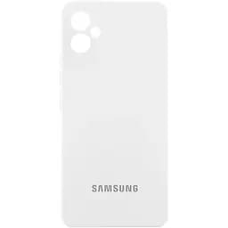 Чохол Lakshmi Silicone Cover Full Camera AA with logo для Samsung Galaxy A05 Білий/White