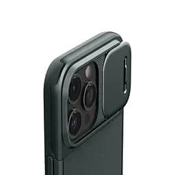 Чехол Spigen Optik Armor MagSafe для iPhone 15 Pro Abyss Green (ACS06739) + защитное стекло - мініатюра 7