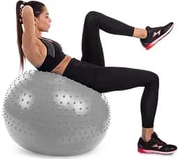 М'яч для фітнесу EasyFit 85 см сірий (EF-3013-GY) - мініатюра 2