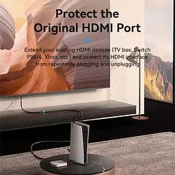 Подовжувач HDMI 2.0 Vention 1м 4K@60Hz, 1080p@120Hz 18 Гбіт/с HDR 3D Чорний (AHCBF) - мініатюра 8