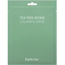 Набір масок для обличчя FarmStay Tea Tree Biome Calming Mask 10 шт.