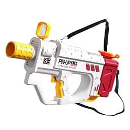 Большой водяной пистолет FSD7008-3 – перезаряжаемый бластер с очками, 47 см.