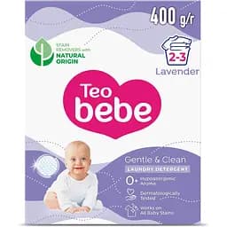 Дитячий пральний порошок Teo Bebe Just Essentials Cotton Soft Purple 400 г