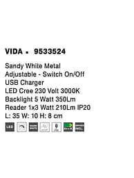 Світильник Nova Luce Vida 9533524 - мініатюра 6