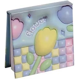 Блокнот Квіти 3D, 70 аркушів, 8x8 см (В асортименті)