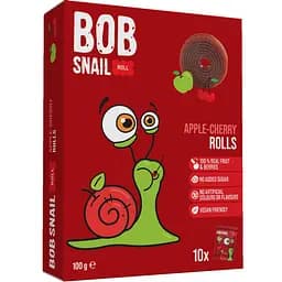 Фруктовые яблочно-вишневые конфеты Bob Snail Roll 100 г (10 шт. х 10 г)