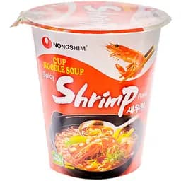 Суп Рамьон з гострою креветкою Сеутанмен у стакані Nongshim 67г