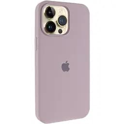Чехол Silicone Case AA Logo with MagSafe для Apple iPhone 12 Pro Max 6.7 Серый/Lavender