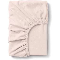 Простынь Cosas на резинке в кроватку из вареного хлопка 60х120 petal, сакура (30WashedCottonRoseLight_120)