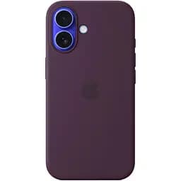 Чохол Silicone Case with MagSafe для Apple iPhone 16 Plum AAA [116599]