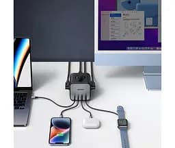 Мережевий зарядний пристрій Ugreen CD268 65W DigiNest Cube (2C2A) (UGR-60113) - мініатюра 4