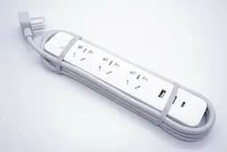 Подовжувач XiaomiXiaomi Power Strip 20W Fast Charge (3 sockets +2 USB+1 TypeC) XMCXB05QM BHR5094CN White EU Plug - мініатюра 8