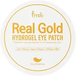 Гідрогелеві патчі для очей Prreti Real Gold Hydrogel Eye Patch 60 шт. - мініатюра 2