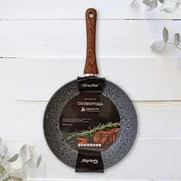 Сковорода Gusto GT-2109-26 покриття Granite 26x5 см (102474) - мініатюра 5