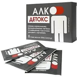 Алко-Детокс з підсолоджувачем саше по 3000 мг 8 шт.
