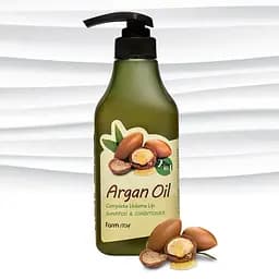 Шампунь-кондиціонер FarmStay Argan Oil Complete Volume Up Shampoo & Conditioner з аргановою олією 500 мл - мініатюра 2