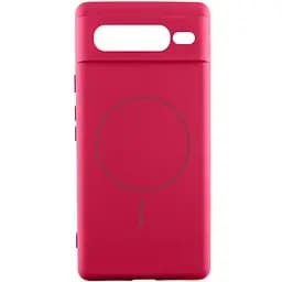 Чохол Silicone Cover Lakshmi Full Camera (AA) with MagFit для Google Pixel 7 Pro Червоний / Rose Red