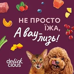 Ласощі для котів Delickcious крем сардина з гарбузом 4 шт. х 15 г - мініатюра 8
