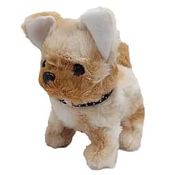 Детская интерактивная игрушка "Собака" YG0032(Light-Brown) двигает головой, звук, ходит