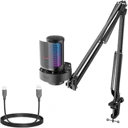 Мікрофон конденсаторний з пантографом Fifine A-8T AmpliGame USB Black