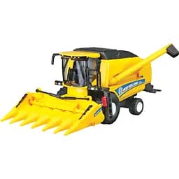 Автомодель Bburago Зернозбиральний комбайн New Holland TC5.90 з кукурузною жаткою