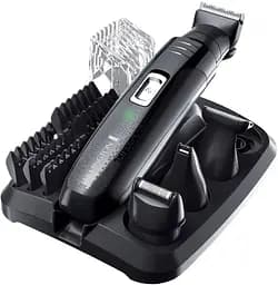 Набір для стрижки Groom Kit для бороди вусів голови і носа акум. насадок-10 титан.на Remington teh0017683