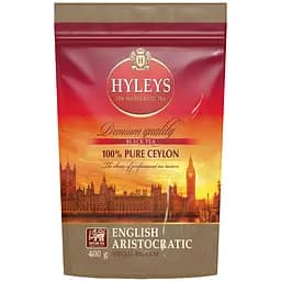 Чай черный Hyleys Английский аристократический крупнолистовой 400 г дой-пак