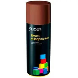 Эмаль Slider color 8017 темно-коричневая мат 400 мл