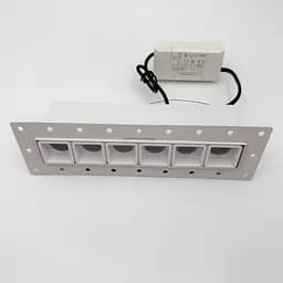 Вбудований світильник Skarlat RSL74146 6x2W WH 3000K - мініатюра 4