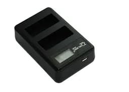 LCD-USB dual charger ( Ruibo brand) for LP-E6