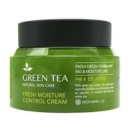 Крем для обличчя Bonibelle Pearl Aura Brightening Control Cream Зелений чай, 80 мл - мініатюра 2