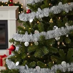 Мішура новорічна Yiwu з кругляшками 200 см в асортименті (820661)