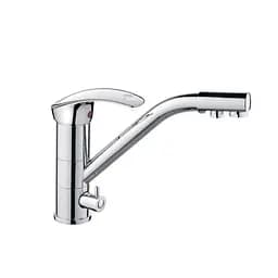 Змішувач для кухні на дві води Haiba Mars 021 HB0267 Хром