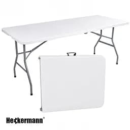 Стіл складаний переносний Heckermann 180х74х74 White (XJM-Z180) - мініатюра 3