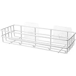 Полка настенная Stenson TD01330, 27.5x10x10 см белая (25462)