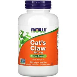 Натуральная добавка NOW Cat's Claw 500 mg, 250 капсул