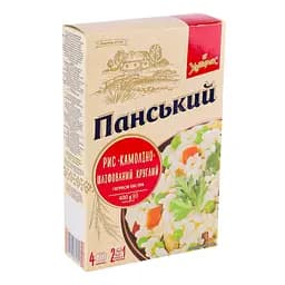 Рис Камоліно Хуторок Панський шліфований круглий 400 г - мініатюра 3