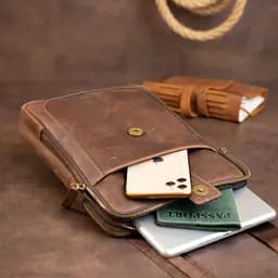 Чоловіча шкіряна сумка SHVIGEL  20х26,5х4,5 см sum0012316 - мініатюра 7