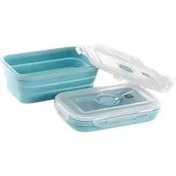 Ланчбокс складаний Сила із кришкою-засувкою 540 мл блакитний
