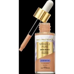 Тональна основа Max Factor Miracle Pure 2 in 1 Skin Reset Serum Foundation відтінок 60-80 (Light to Medium) 30 мл - мініатюра 2