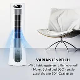 Охолоджувач повітря Klarstein Skyscraper Frost 300 м3/год (10035819) - мініатюра 9