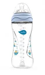 Бутылочка для кормления Nuvita Mimic, антиколиковая, 330 мл, голубой (NV6050Blue)