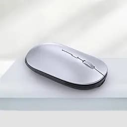 Бездротова миша WIWU WM110 Office Mouse (2 діапазона 2.4G + Bluetooth) срібляста - мініатюра 2