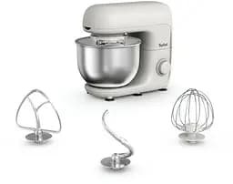 Міксер планетарний Tefal Bake Essential 800 Вт насадки-3, чаша-нерж., метал, 4.8л, білий - мініатюра 2