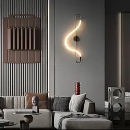 Настінний чорний світильник William Soft Line F WJ 221/1 BK