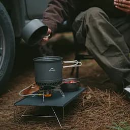 Набір посуду для кемпінгу 2 од. Naturehike CNK2300CJ0002, 1,2 л, алюміній - мініатюра 2